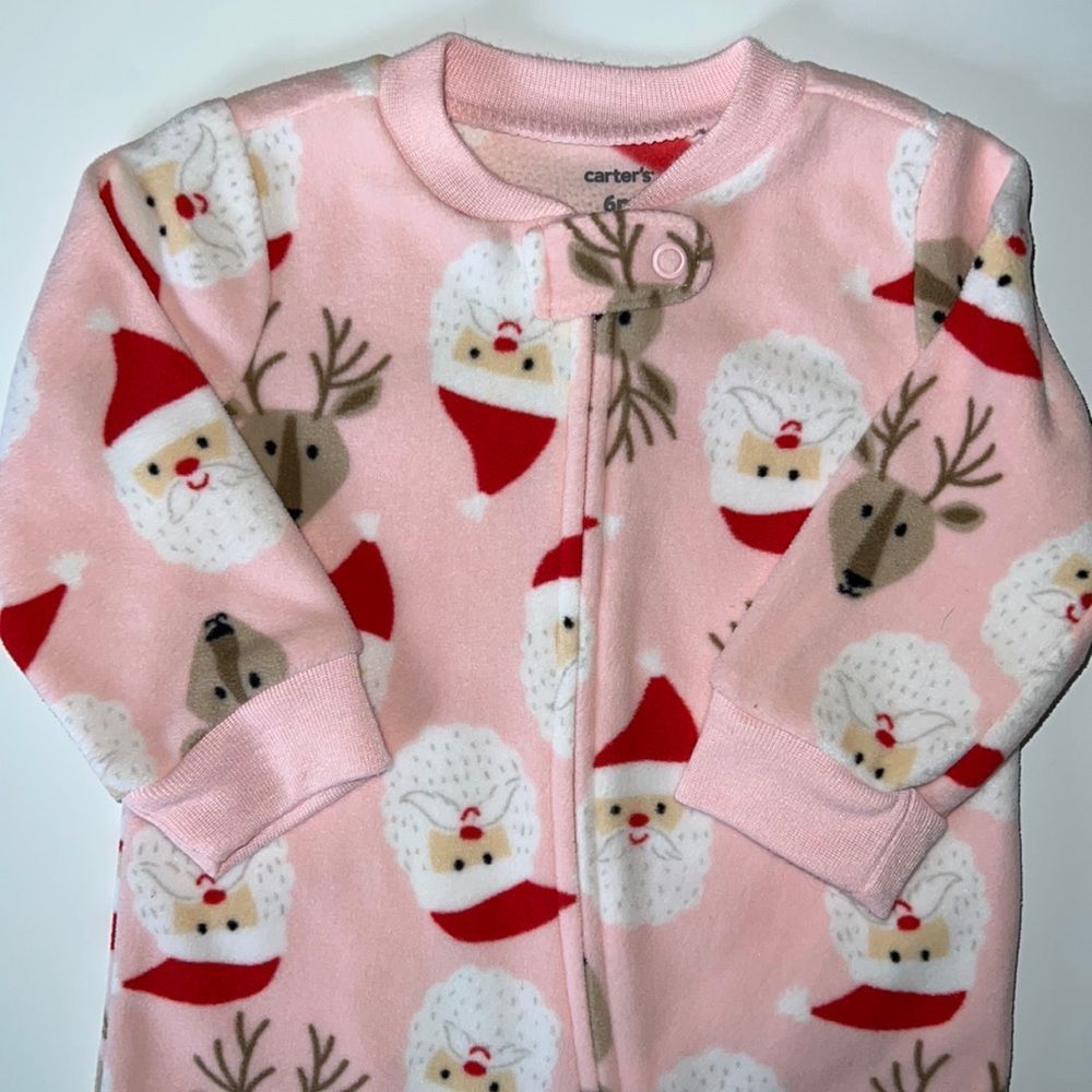 🛍🛍Cute Little Girls Holiday Pajamas size 6 months🛍